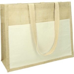 VREČKA JUTA SORO Z ŽEPOM