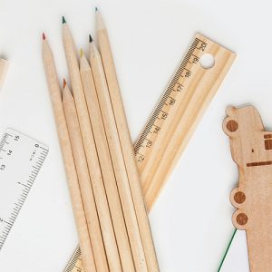 Komplet 6 barvic z ravnilom Dragon 8510