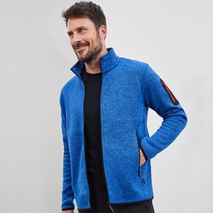Moška pletena flis jakna JN762
