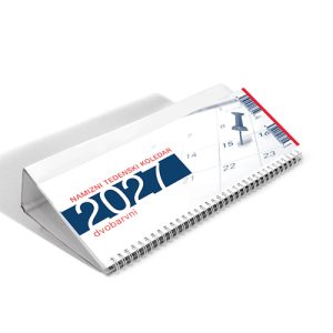 Koledar Namizni ležeči - Dvobarvni J1230
