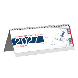 Koledar Namizni pokončni - Dvobarvni J1229