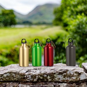 Bidon alu – 400 ml flaška s karabinom 94601