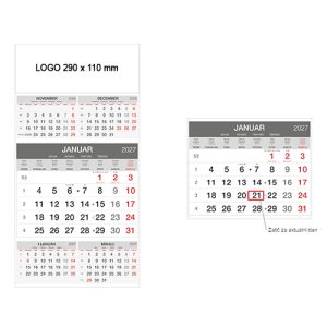 Koledar 5-Mesečni poslovni lepljen J1274